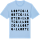 Blue Soul t-shirt med Kortegal ordlek t-shirt