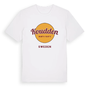 Koudden cirkel t-shirt – ekologisk bomull t-shirt från Pinshirt