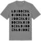 Mid Heather Gray t-shirt med Koudden ordlek t-shirt