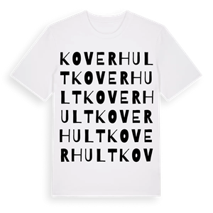Koverhult ordlek t-shirt – ekologisk bomull t-shirt från Pinshirt