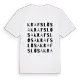 Krafslösa ordlek t-shirt