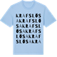 Blue Soul t-shirt med Krafslösa ordlek t-shirt