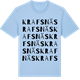 Blue Soul t-shirt med Krafsnäs ordlek t-shirt