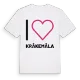 Jag älskar Kråkemåla t-shirt stort tryck