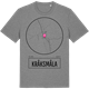 Mid Heather Gray t-shirt med Kråksmåla t-shirt