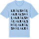Blue Soul t-shirt med Kråksmåla ordlek t-shirt