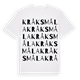 Kråksmåla ordlek t-shirt