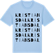 Blue Soul t-shirt med Kristiansdal ordlek t-shirt