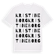 Kristineborg ordlek t-shirt