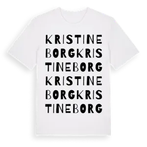 Kristineborg ordlek t-shirt – ekologisk bomull t-shirt från Pinshirt