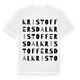 Kristoffersdal ordlek t-shirt