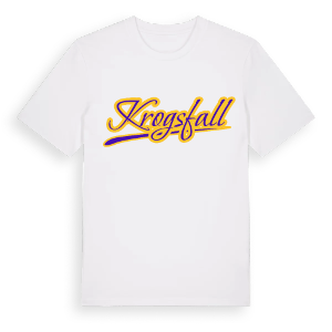 Krogsfall baseball t-shirt – ekologisk bomull t-shirt från Pinshirt