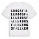 Krogsfall ordlek t-shirt