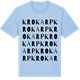 Blue Soul t-shirt med Krokarp ordlek t-shirt