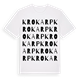 Krokarp ordlek t-shirt