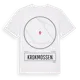 White t-shirt med Krokmossen t-shirt