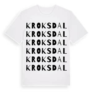 Kroksdal ordlek t-shirt – ekologisk bomull t-shirt från Pinshirt