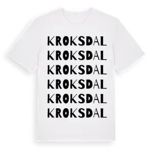 Kroksdal ordlek t-shirt – ekologisk bomull t-shirt från Pinshirt