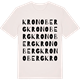 Vintage White t-shirt med Kronoberg ordlek t-shirt