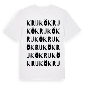 Krukö ordlek t-shirt – ekologisk bomull t-shirt från Pinshirt