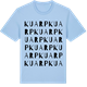 Blue Soul t-shirt med Kuarp ordlek t-shirt