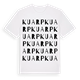Kuarp ordlek t-shirt