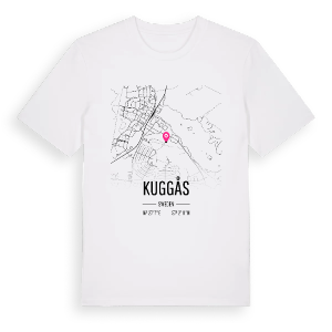 Kuggås karta t-shirt – ekologisk bomull t-shirt från Pinshirt