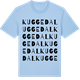 Blue Soul t-shirt med Kuggedal ordlek t-shirt