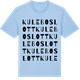 Blue Soul t-shirt med Kulebo slott ordlek t-shirt