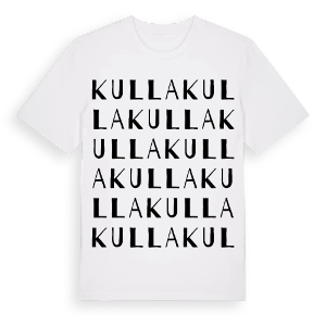 Kulla ordlek t-shirt – ekologisk bomull t-shirt från Pinshirt