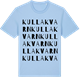 Blue Soul t-shirt med Kulla kvarn ordlek t-shirt
