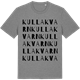 Mid Heather Gray t-shirt med Kulla kvarn ordlek t-shirt