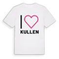 Jag älskar Kullen t-shirt stort tryck
