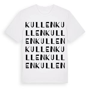 Kullen ordlek t-shirt – ekologisk bomull t-shirt från Pinshirt