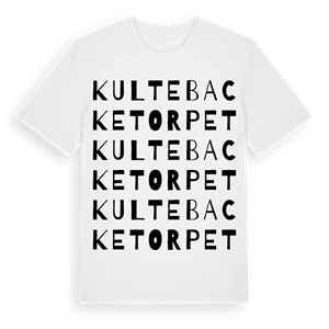 Kultebacketorpet ordlek t-shirt – ekologisk bomull t-shirt från Pinshirt