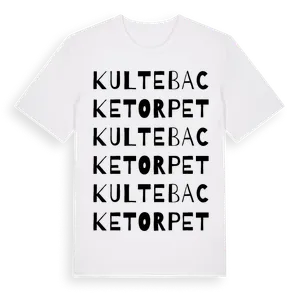 Kultebacketorpet ordlek t-shirt – ekologisk bomull t-shirt från Pinshirt