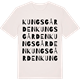 Vintage White t-shirt med Kungsgården ordlek t-shirt