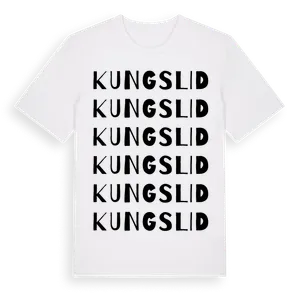 Kungslid ordlek t-shirt – ekologisk bomull t-shirt från Pinshirt