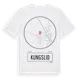 White t-shirt med Kungslid t-shirt