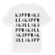 Kupprakulla ordlek t-shirt