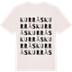 Vintage White t-shirt med Kurrås ordlek t-shirt