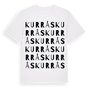 Kurrås ordlek t-shirt – ekologisk bomull t-shirt från Pinshirt