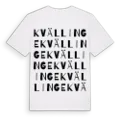 Kvällinge ordlek t-shirt