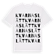 Kvarnaslätt ordlek t-shirt