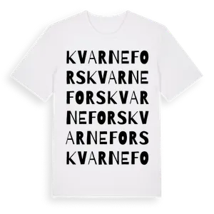 Kvarnefors ordlek t-shirt – ekologisk bomull t-shirt från Pinshirt