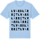 Blue Soul t-shirt med Kvarnkärret ordlek t-shirt