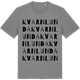 Mid Heather Gray t-shirt med Kvarnlunda ordlek t-shirt