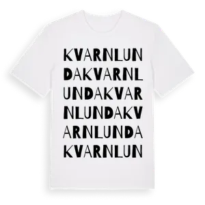 Kvarnlunda ordlek t-shirt – ekologisk bomull t-shirt från Pinshirt