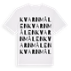Kvarnmålen ordlek t-shirt