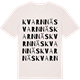Vintage White t-shirt med Kvarnnäs ordlek t-shirt